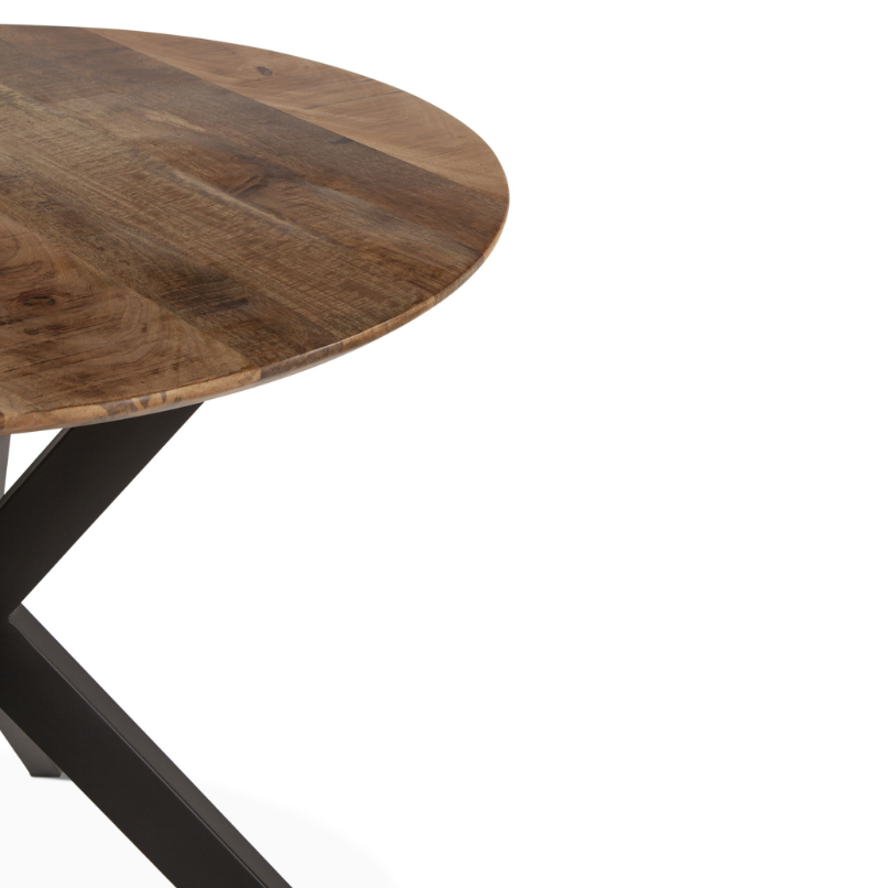 Rapallo 42" Round Gather Table: Product Corner View