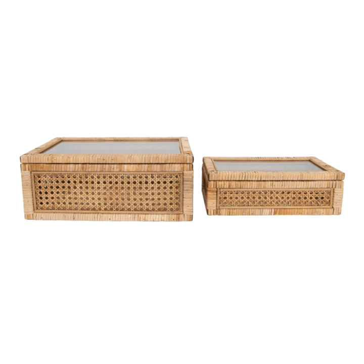 Rattan Stash Box: Available at City Home PDX