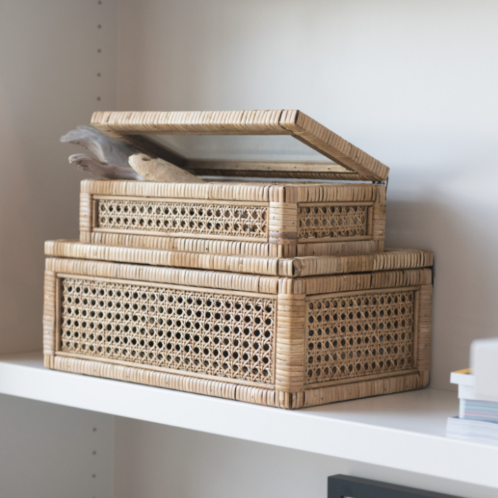 Rattan Stash Box: Product Style View