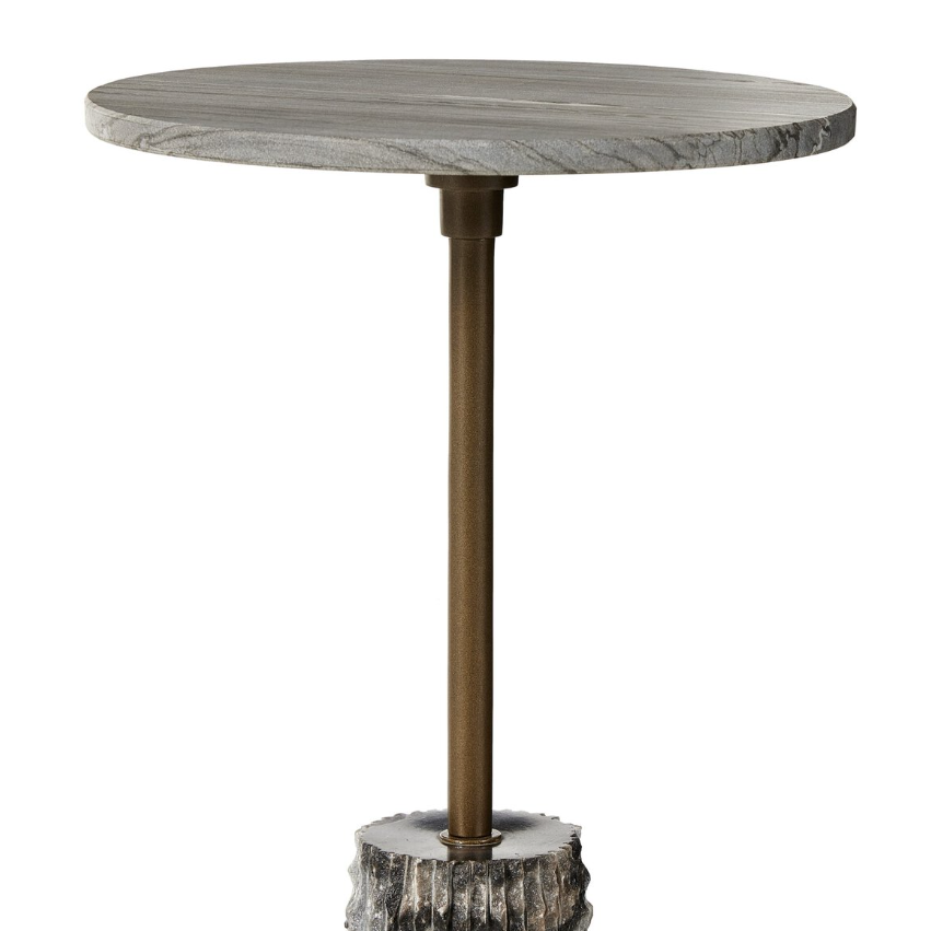 Raven End Table: Up-Close Front Product View