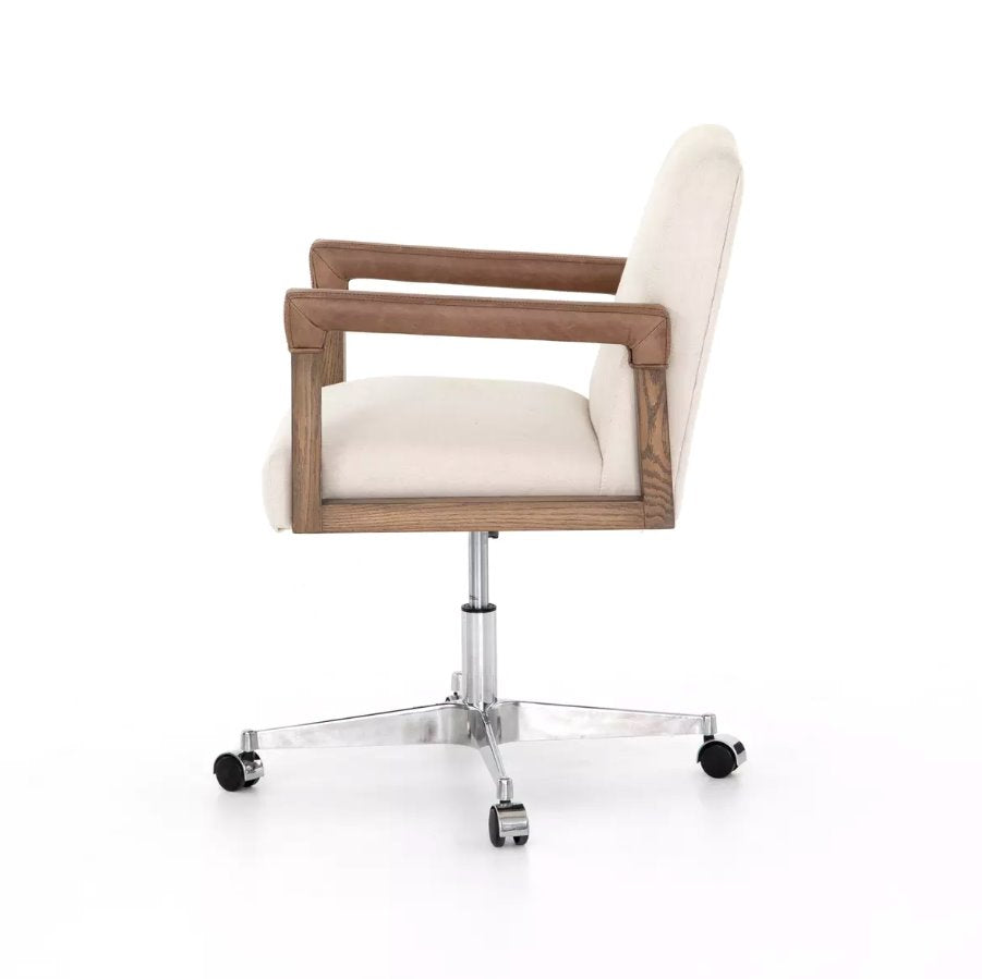 Reuben Desk Chair: Product Side View