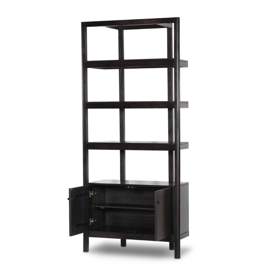 Reza Bookcase: Open Cabinet Product View