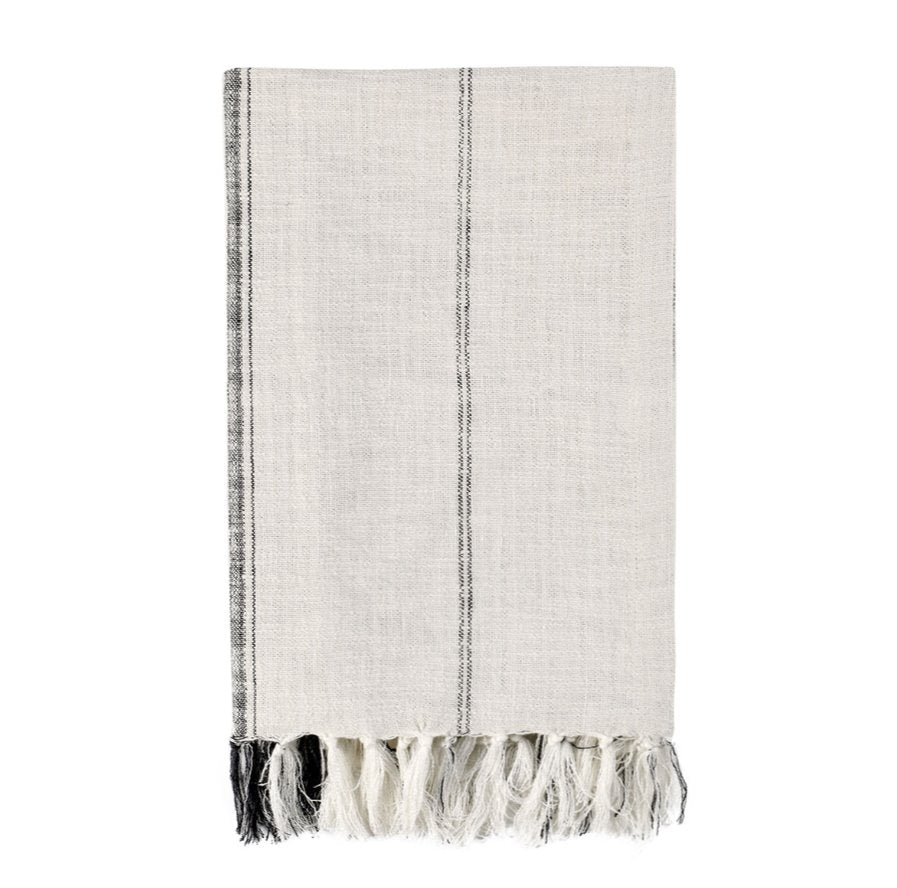 Ria Throw-Ivory/Gray: Available at City Home PDX
