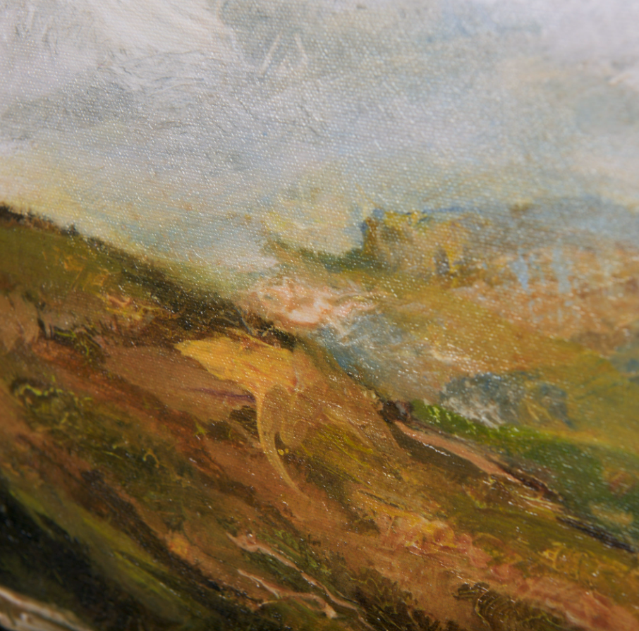 River Valley Set of Two Wall Art: Up-Close Print View