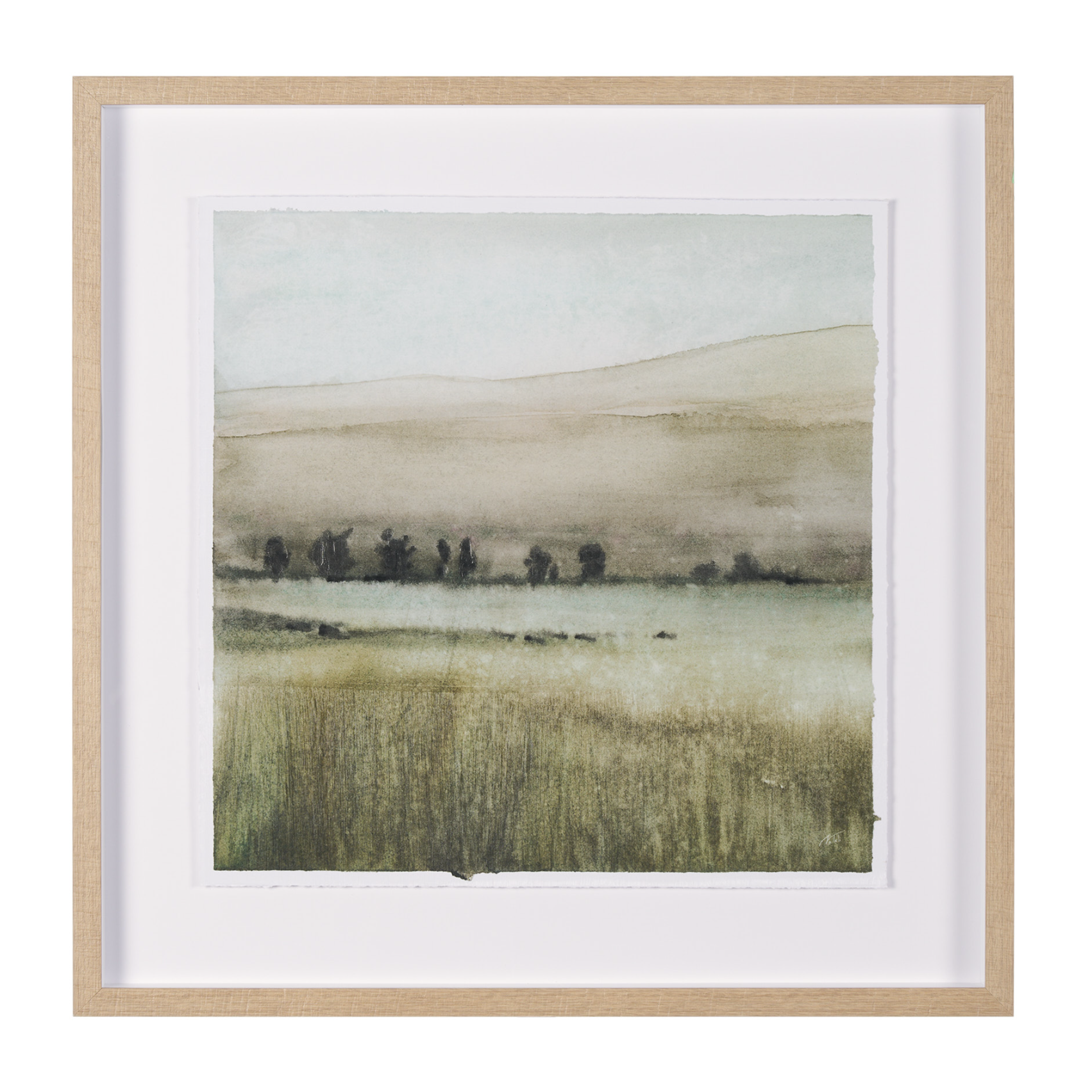 Rolling Fields Framed Art Print-Style I: Available at City Home PDX