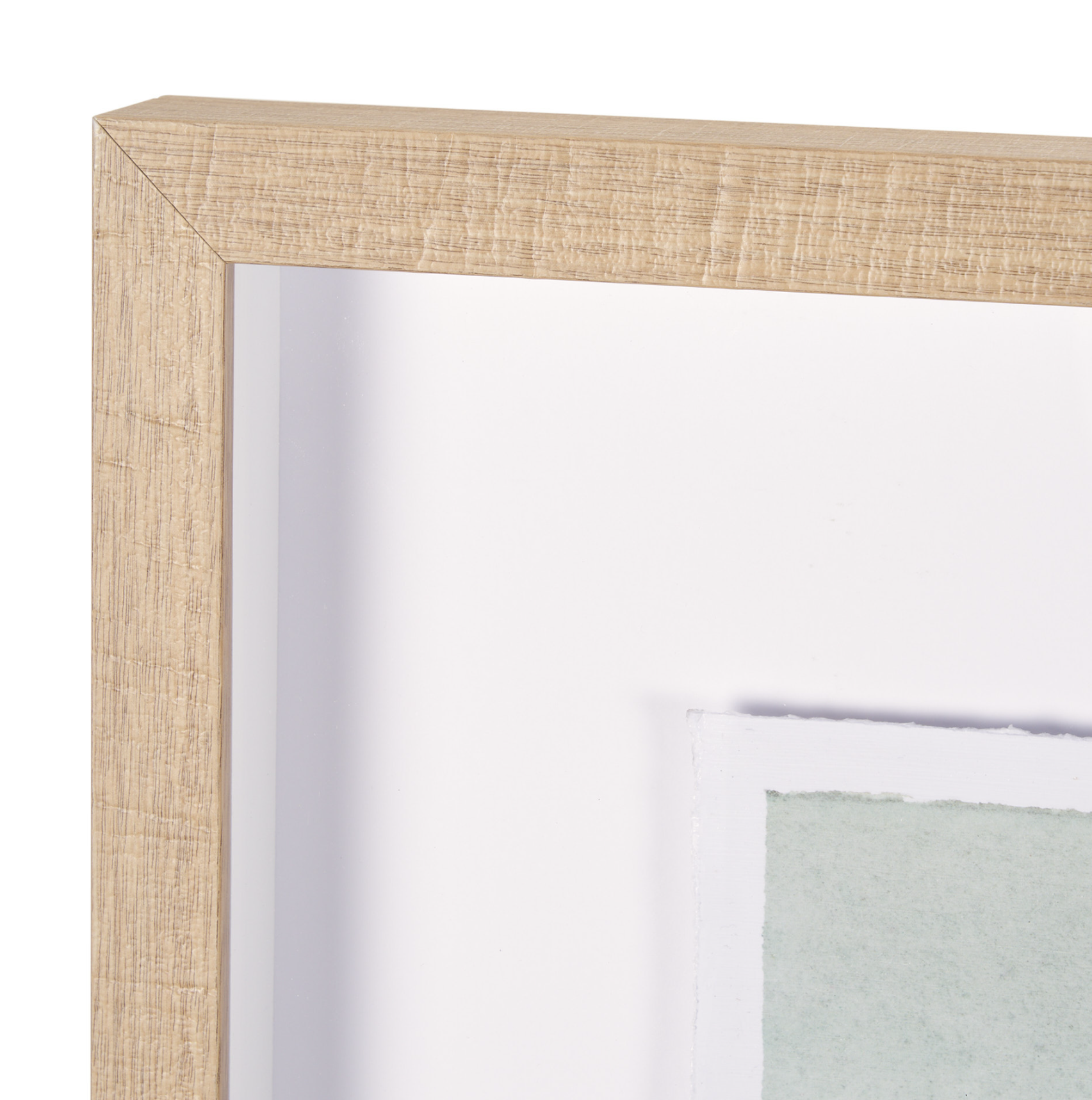 Rolling Fields Framed Art Print: Product Corner View