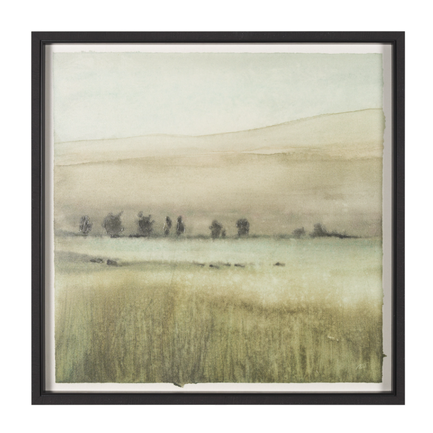 Rolling Fields Framed 42 X 42 Art Print-Style II: Available at City Home PDX