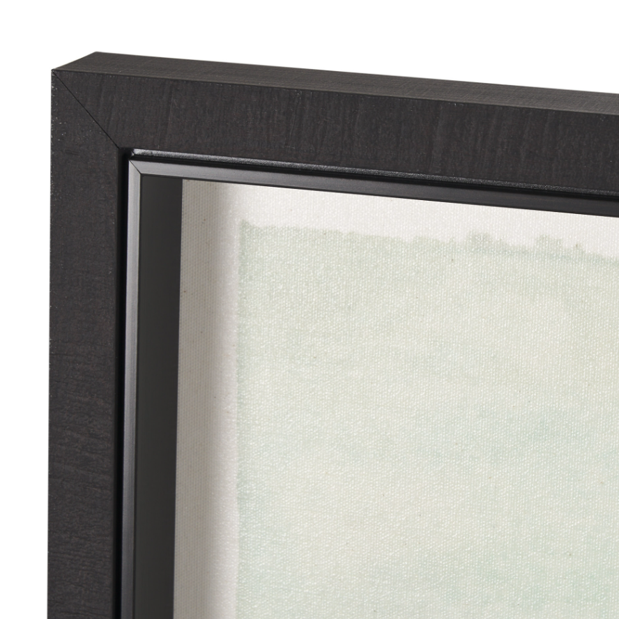 Rolling Fields Framed 42 X 42 Art Print: Product Frame Corner View