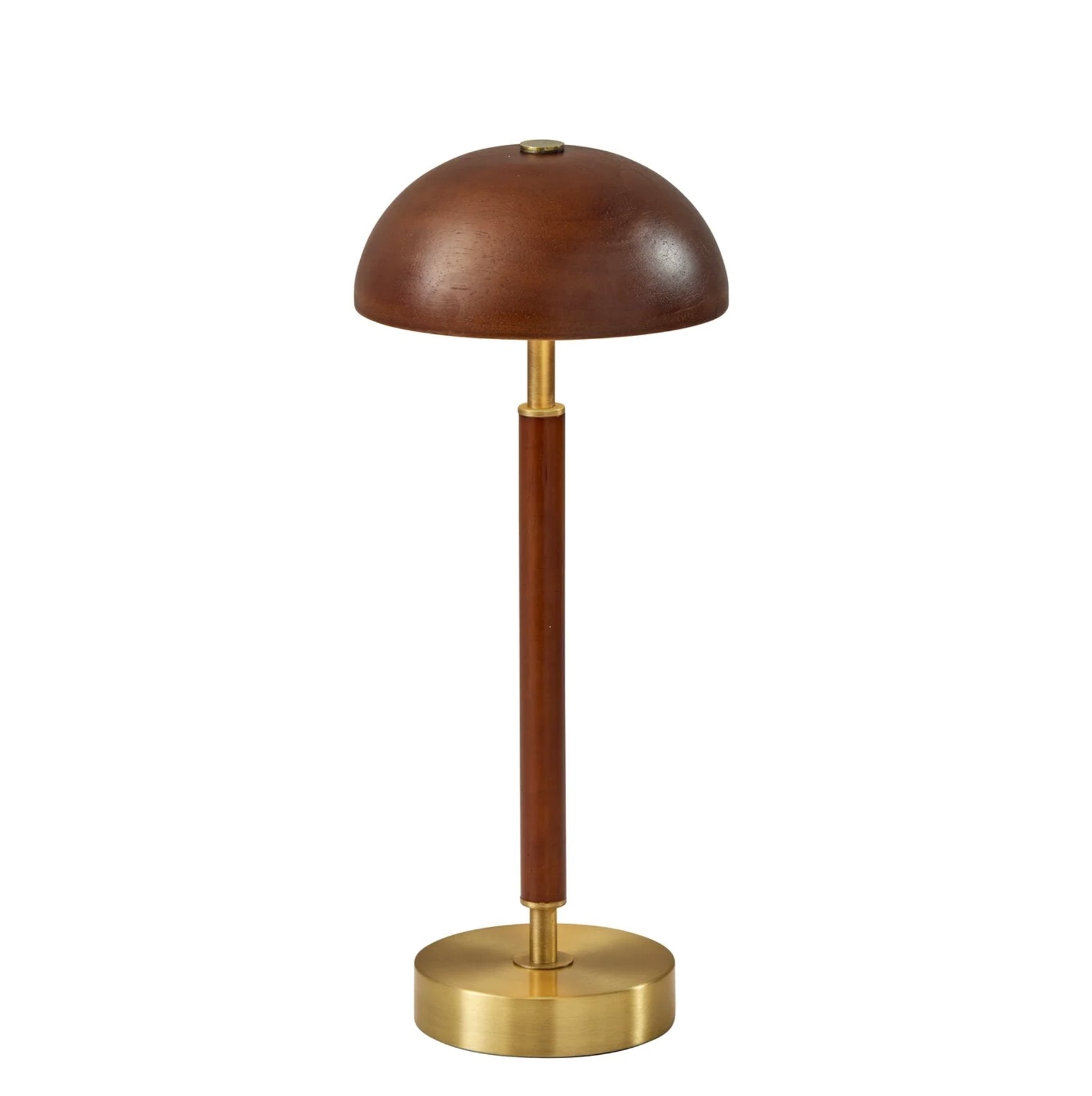 Ronny Cordless LED Table Lamp-Walnut: Available at City Home PDX