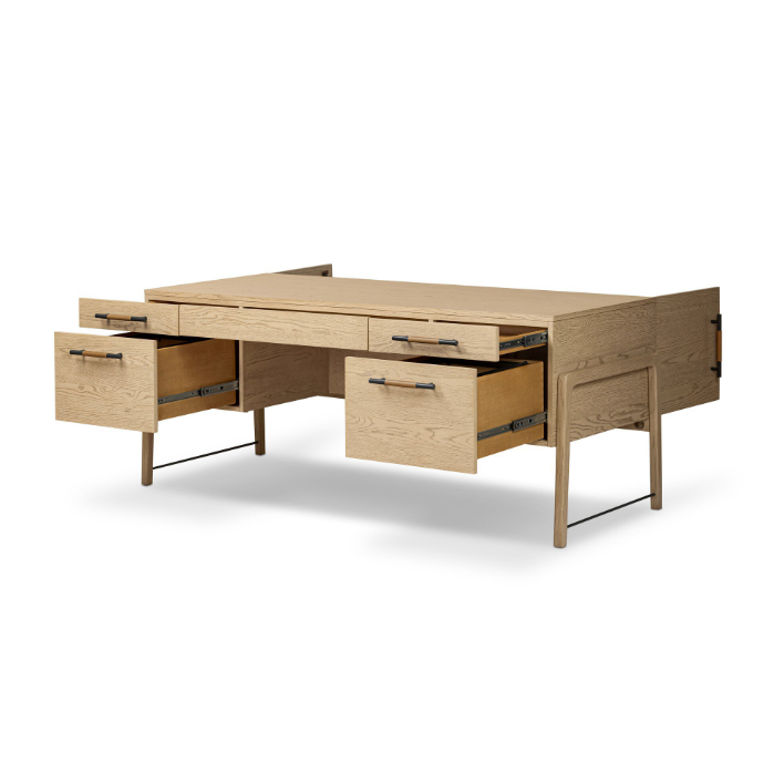 Rosedale Executive Desk: 2nd Open Storage Product View