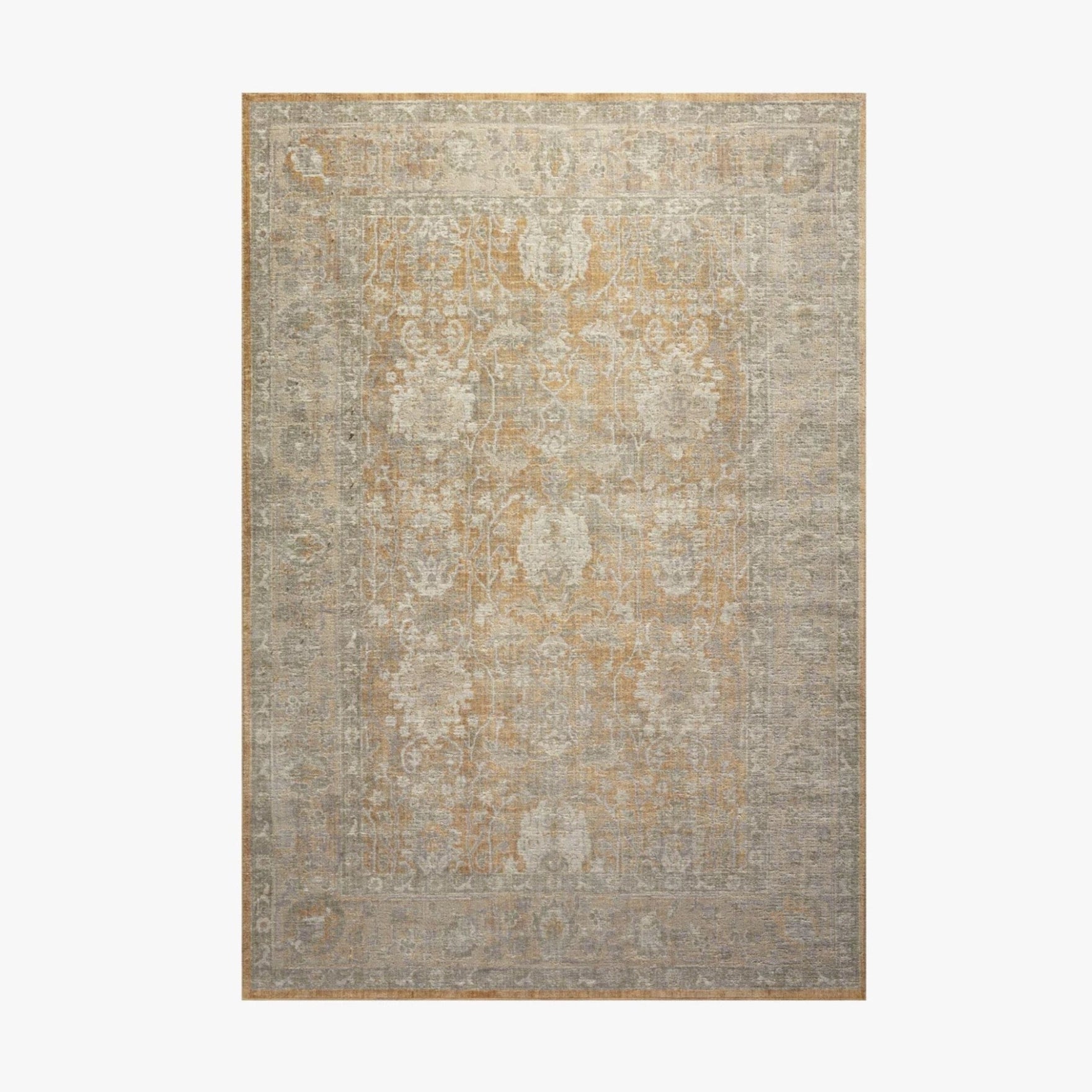 Chris Loves Julia × Loloi Rosemarie Rug in Gold/Sand: Available at City Home PDX