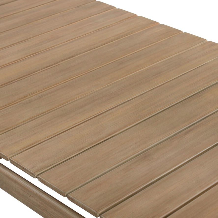 Rosen Outdoor Dining Table: Up-Close Tabletop View