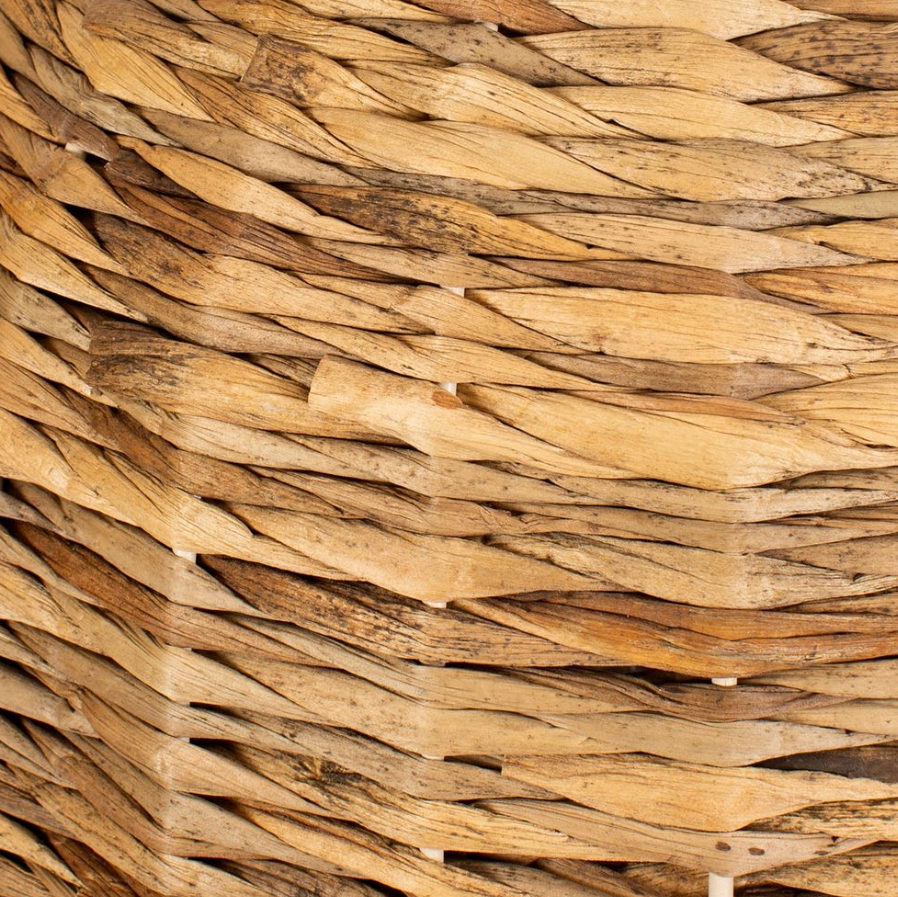 Rotura 1 LT Pendant: Seagrass Woven Shade View