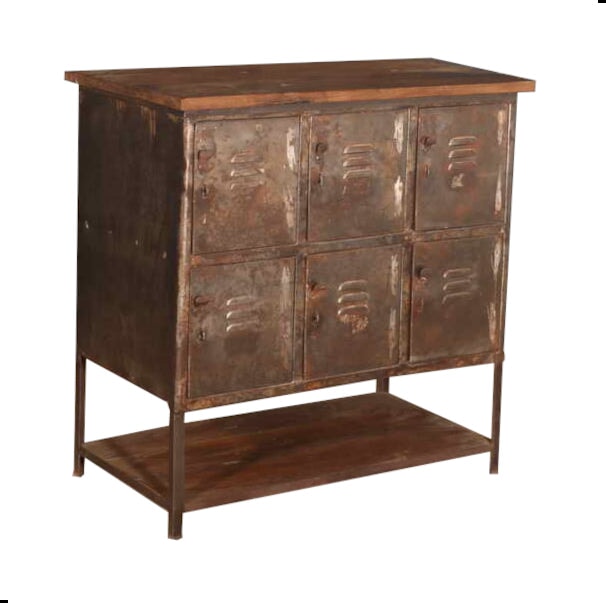 Reclaimed Locker Cabinet: Style 2