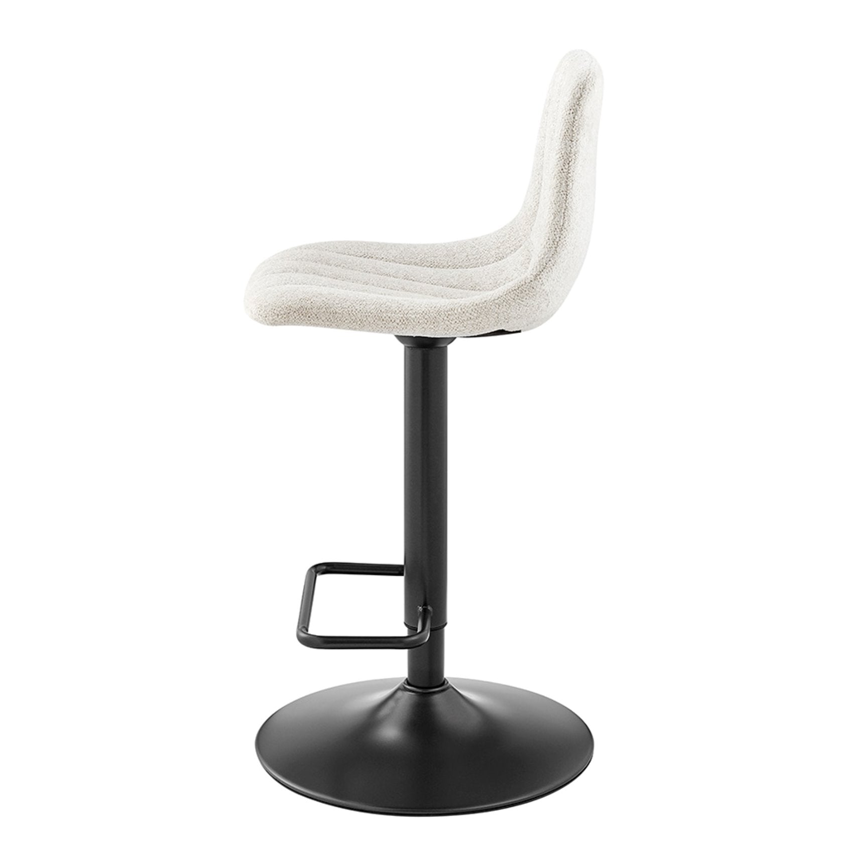 Robert Gaslift Swivel Bar Stool: Product Side View