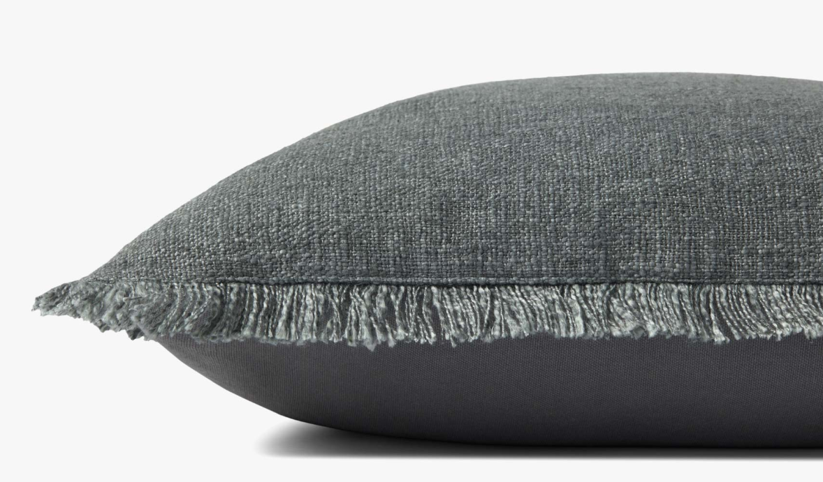 Amber Lewis X Loloi Sable Pillow: Product Side View
