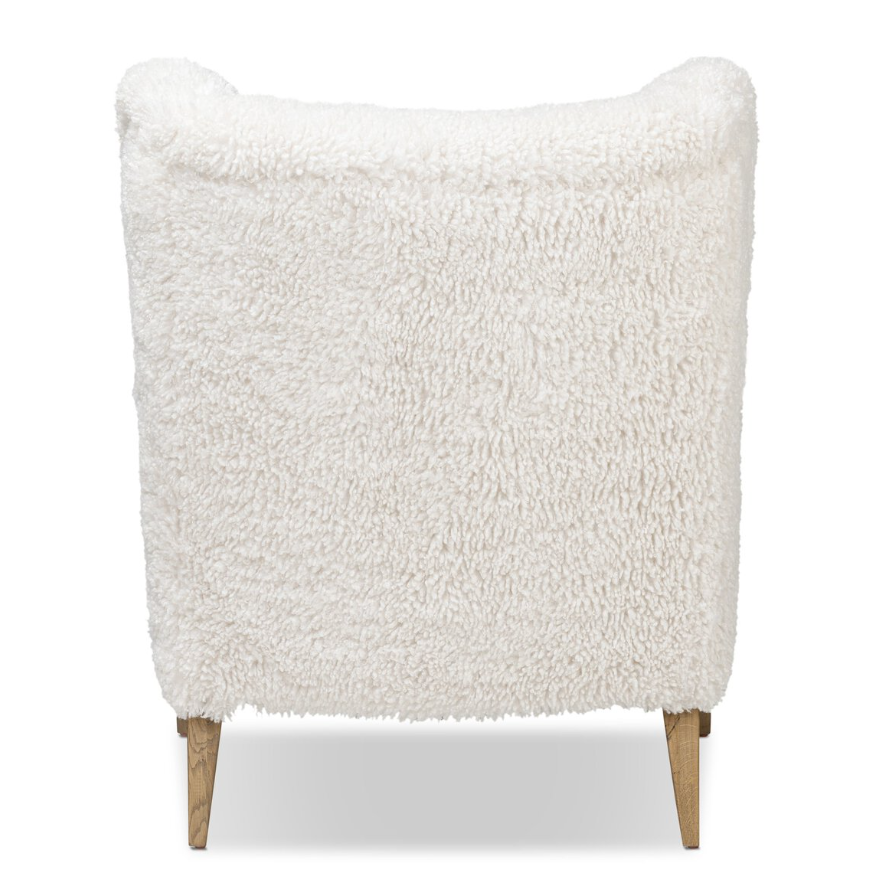 Amber Lewis X Four Hands Sedoni Chair-Andes Natural: Product Back View