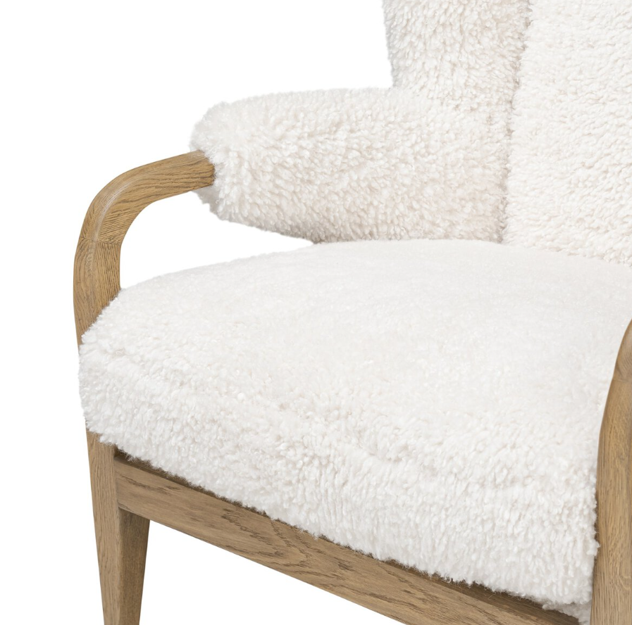 Amber Lewis X Four Hands Sedoni Chair-Andes Natural: Product Seating View