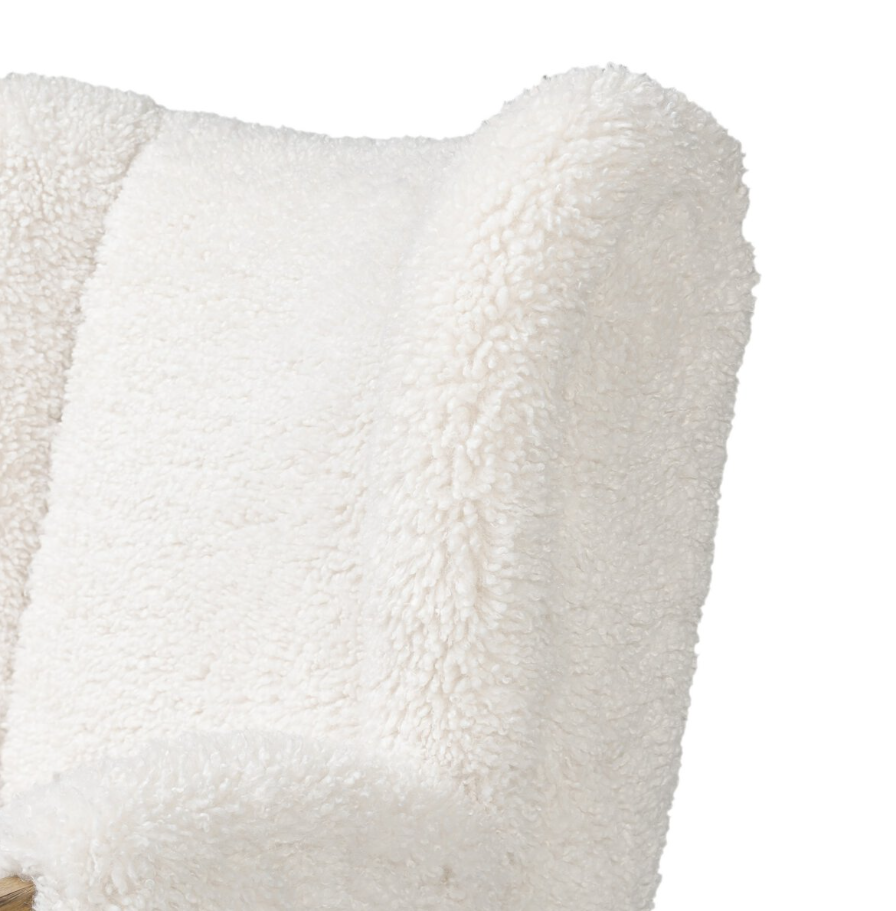 Amber Lewis X Four Hands Sedoni Chair-Andes Natural: Product Backrest View