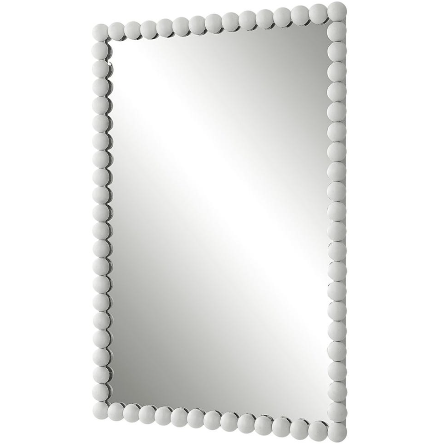 Serna White Vanity Mirror: Product View