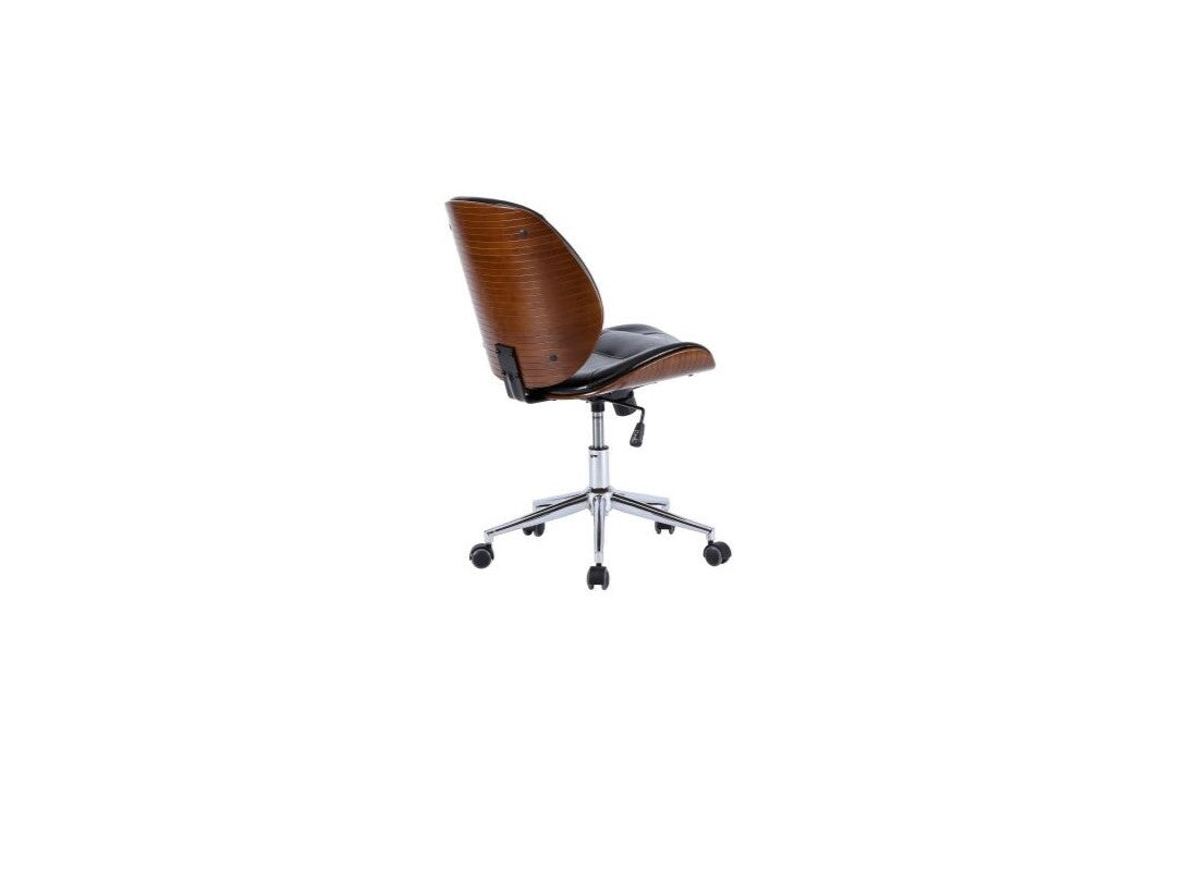 Shaun Office Chair in Black: Product Quarter View