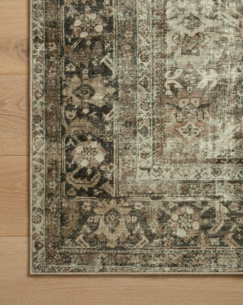 Magnolia Home By Joanna Gaines X Loloi Sinclair Rug in Pebble/Taupe: 2nd Up-Close Product Pattern View