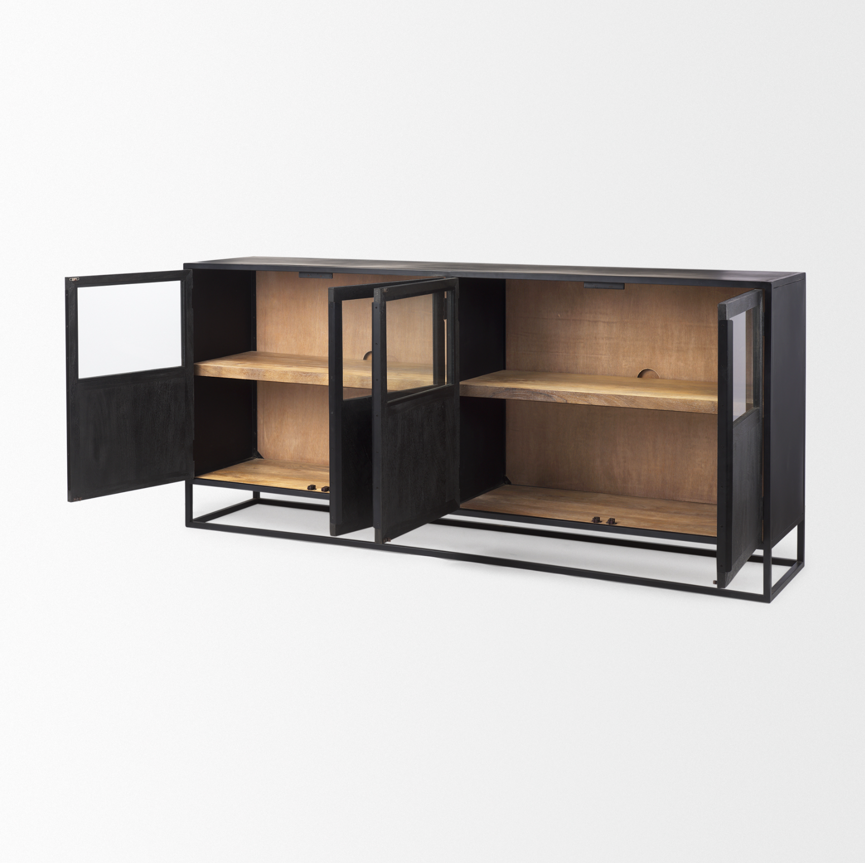 Sloan Sideboard: Open Cabinet View