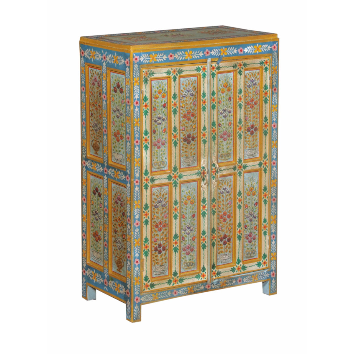 Painted Small Teak Cabinet-Style B: Available at City Home PDX