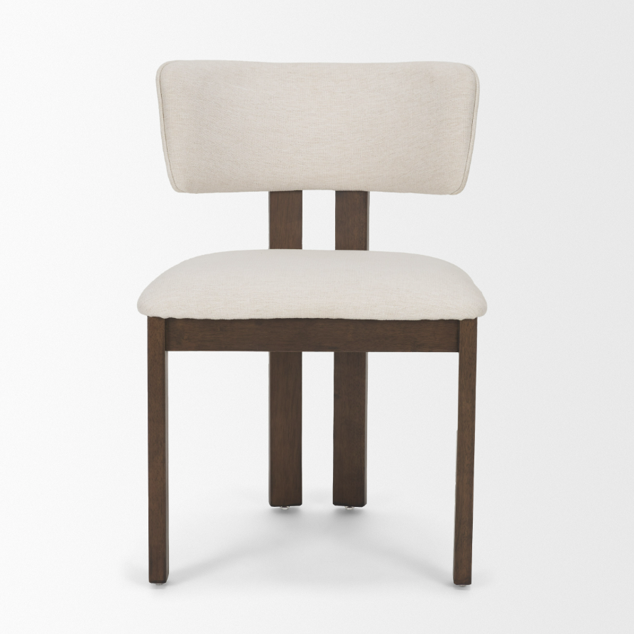 Soho Curve Open Back Dining Chair: Front Product View