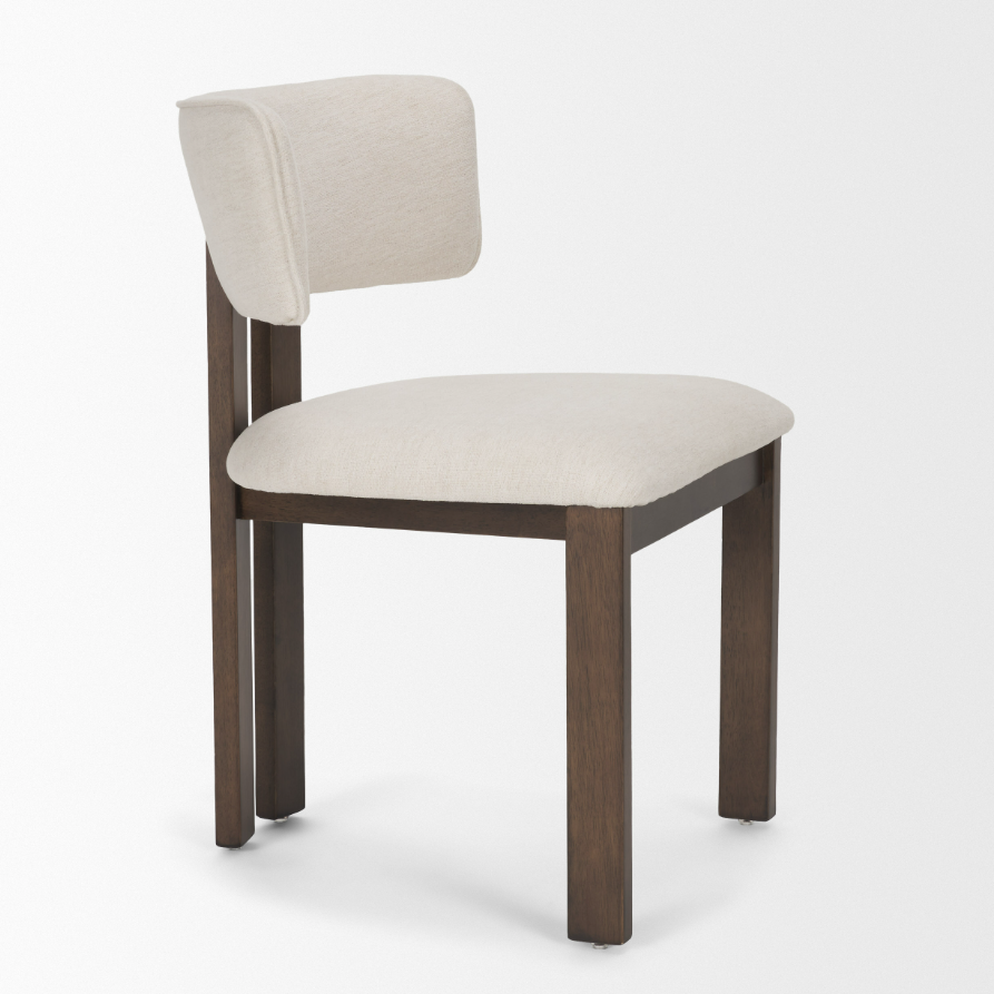 Soho Curve Open Back Dining Chair: Product Side View