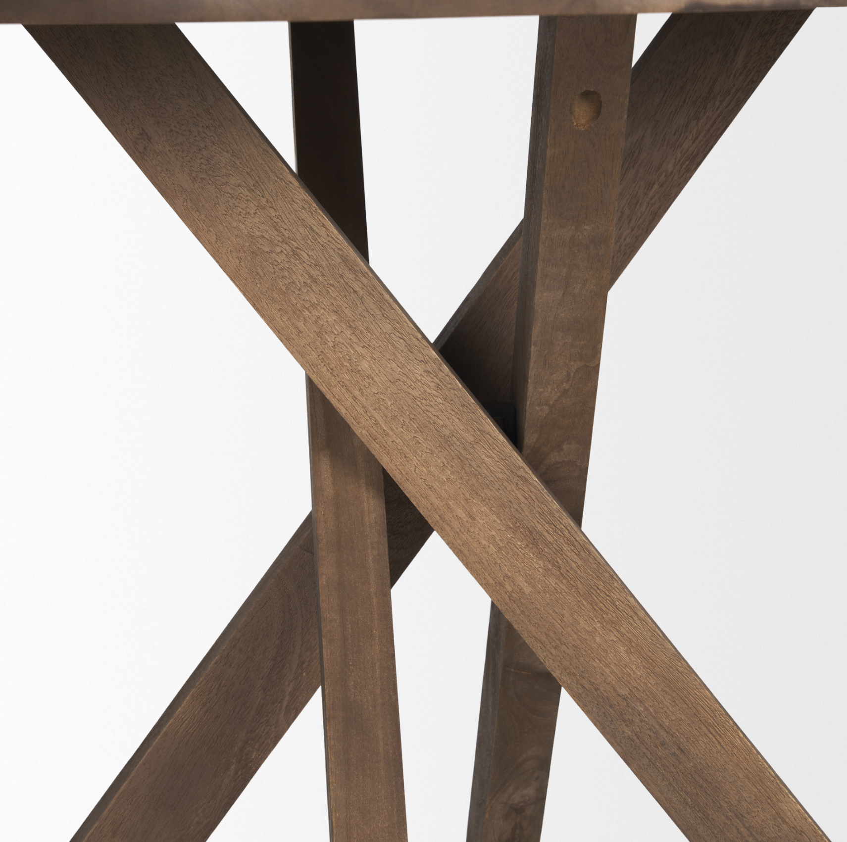 Solana Foyer Table: Angled Legs View