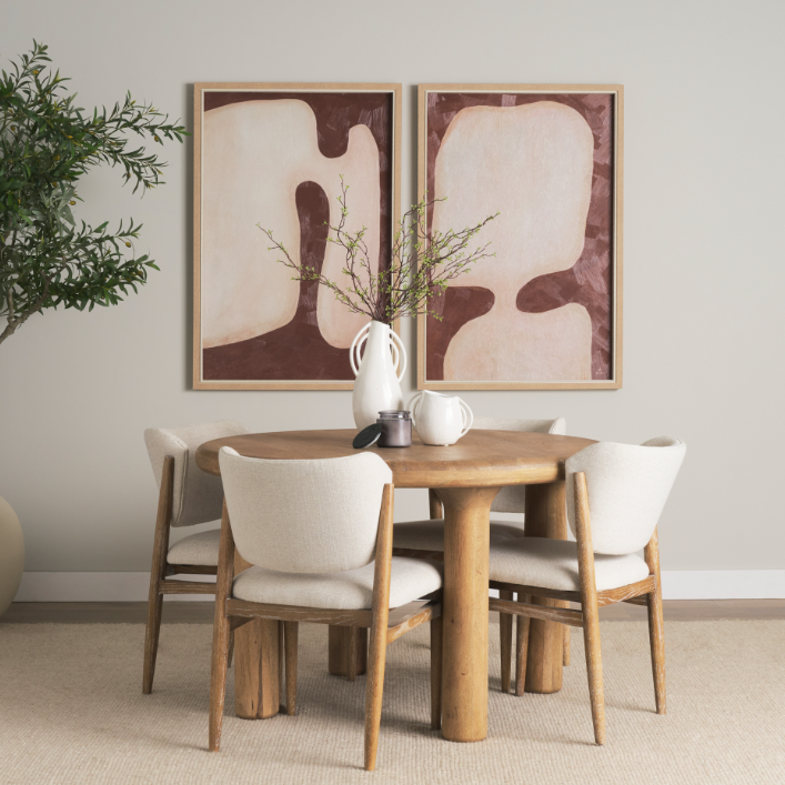 Soma 48" Round Dining Table: Product Style View