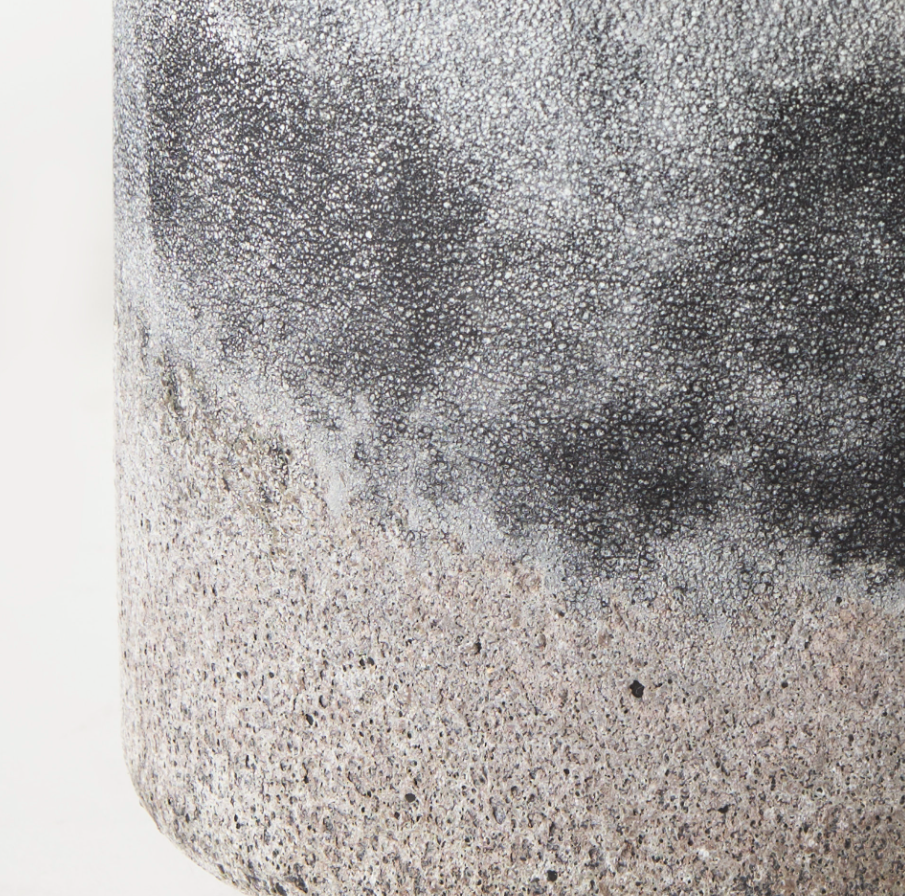Squally Vase-6H: Textured Finish View