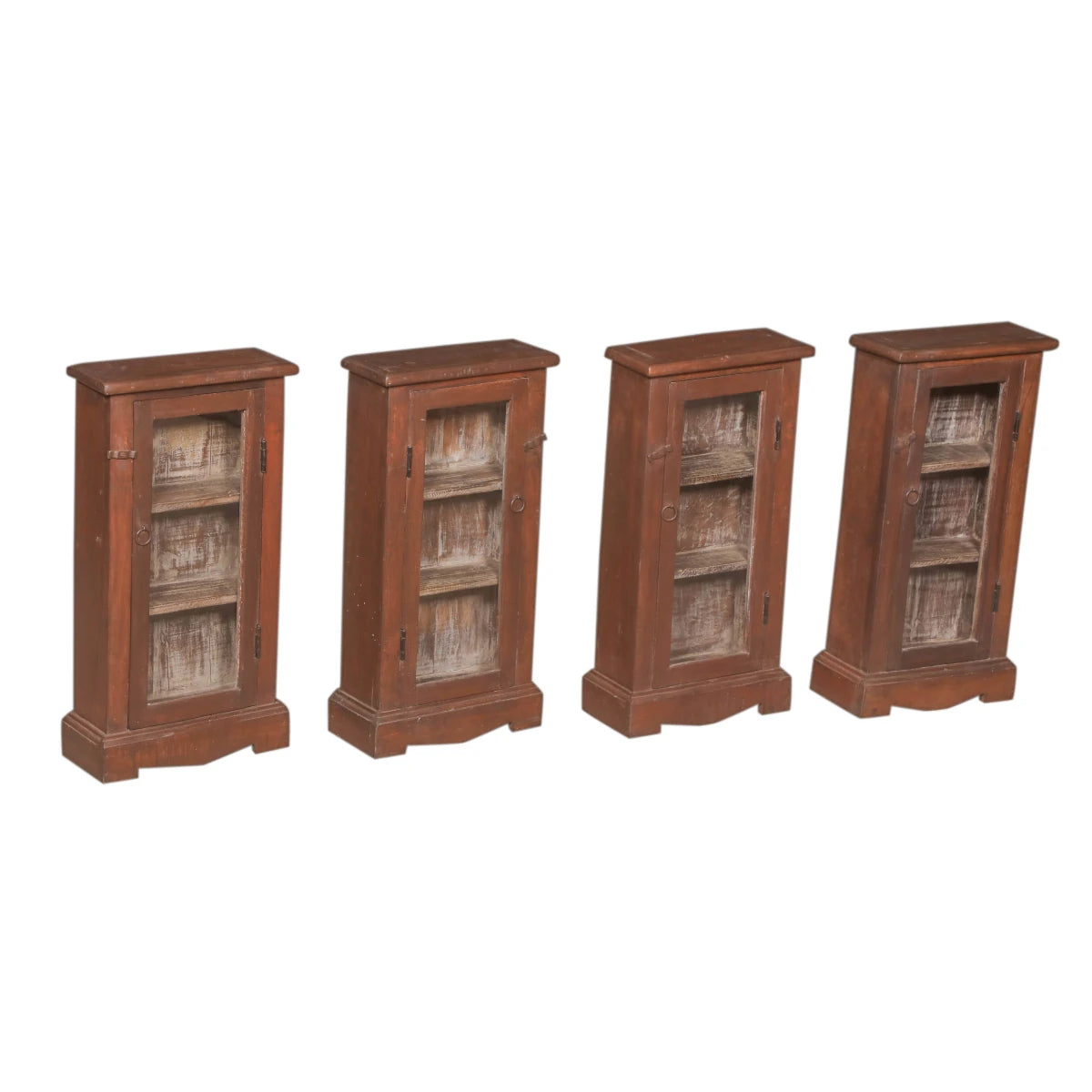 Wooden Display Cabinet with Glass-Style E: Product View