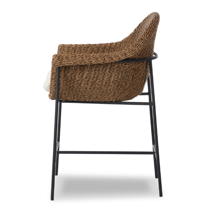 Suerte Outdoor Counter Stool: Product Side View