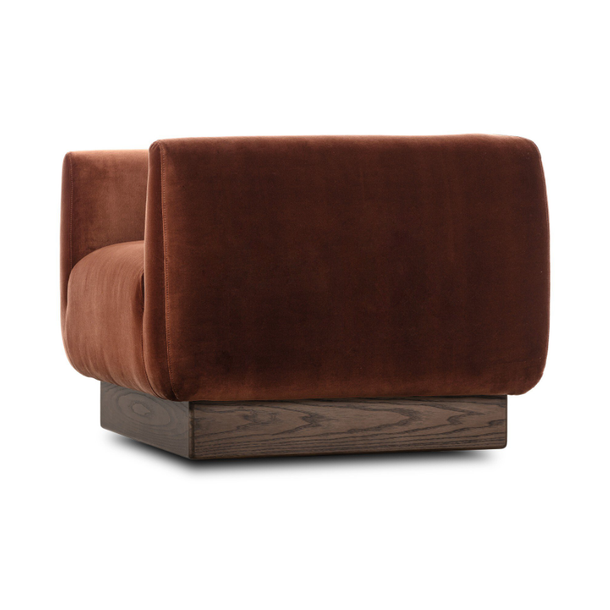 Samir Swivel Chair: Product Quarter View