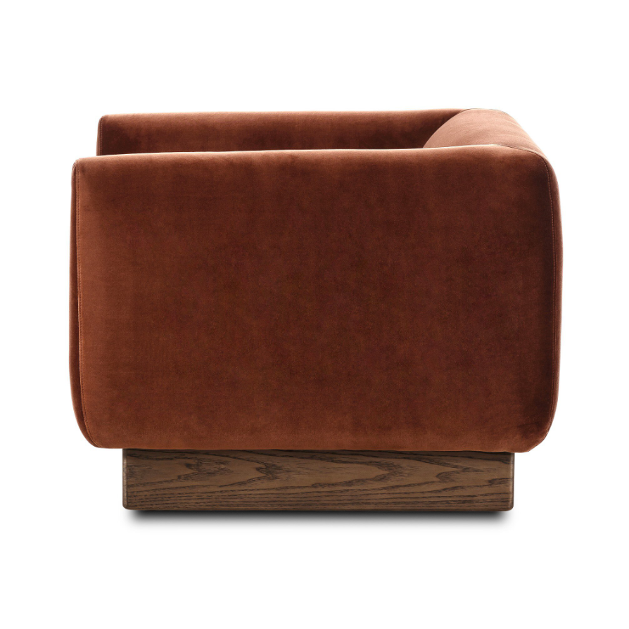 Samir Swivel Chair: Product Side View