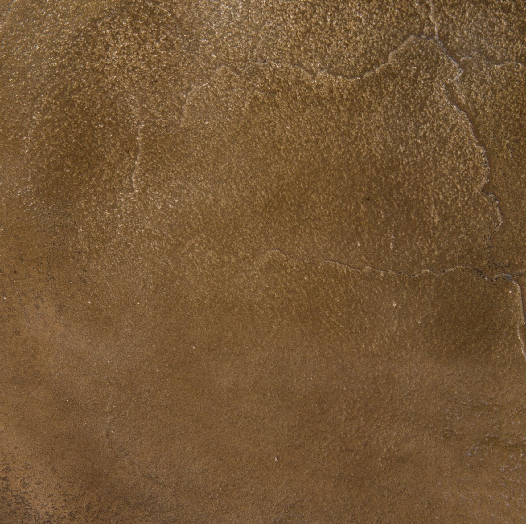 Schmidt Accent Table: Raw Brass Finish View