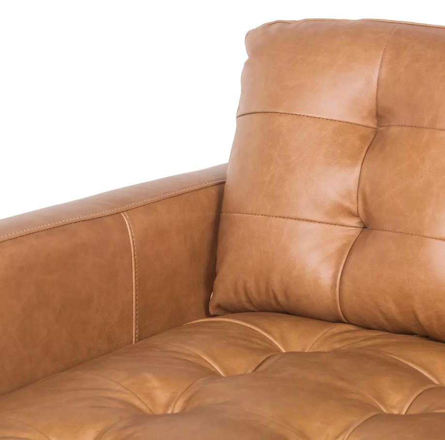 Lexi Sofa in Sonoma Butterscotch: Up-Close Product View