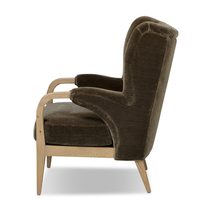 Amber Lewis X Four Hands Sedoni Chair: Product Side View