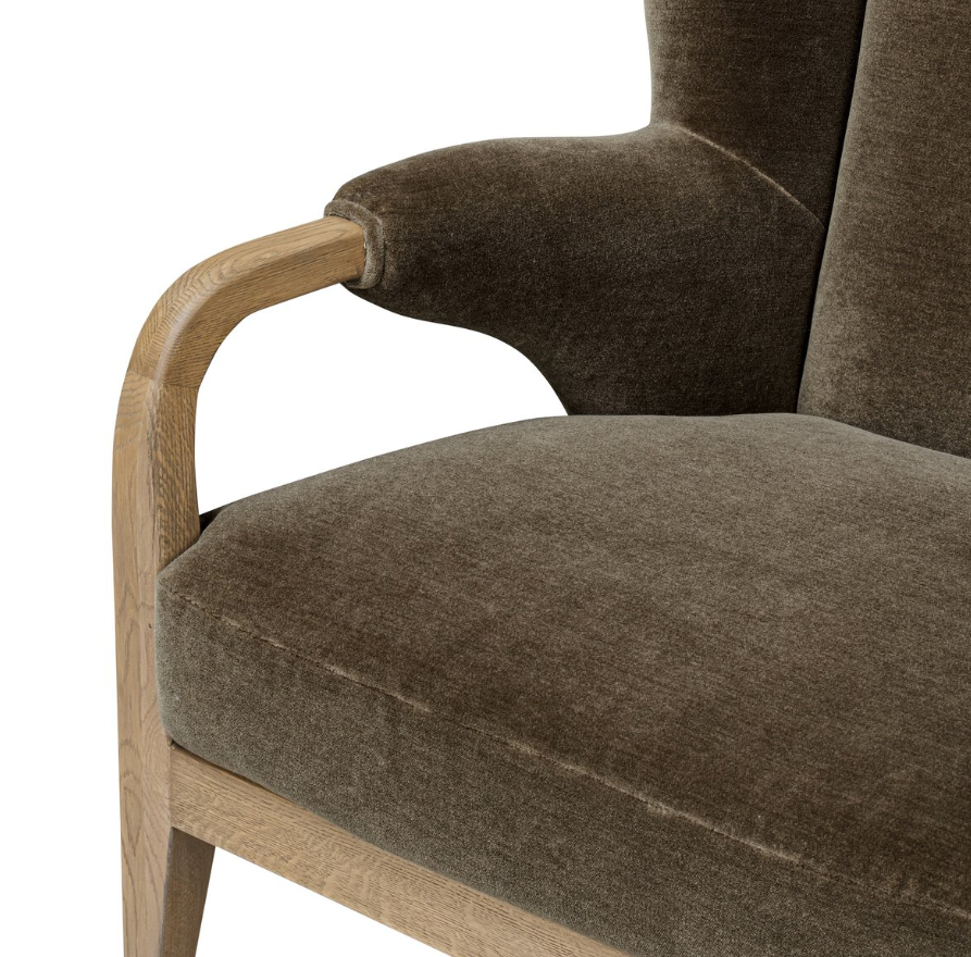 Amber Lewis X Four Hands Sedoni Chair: Front Product View