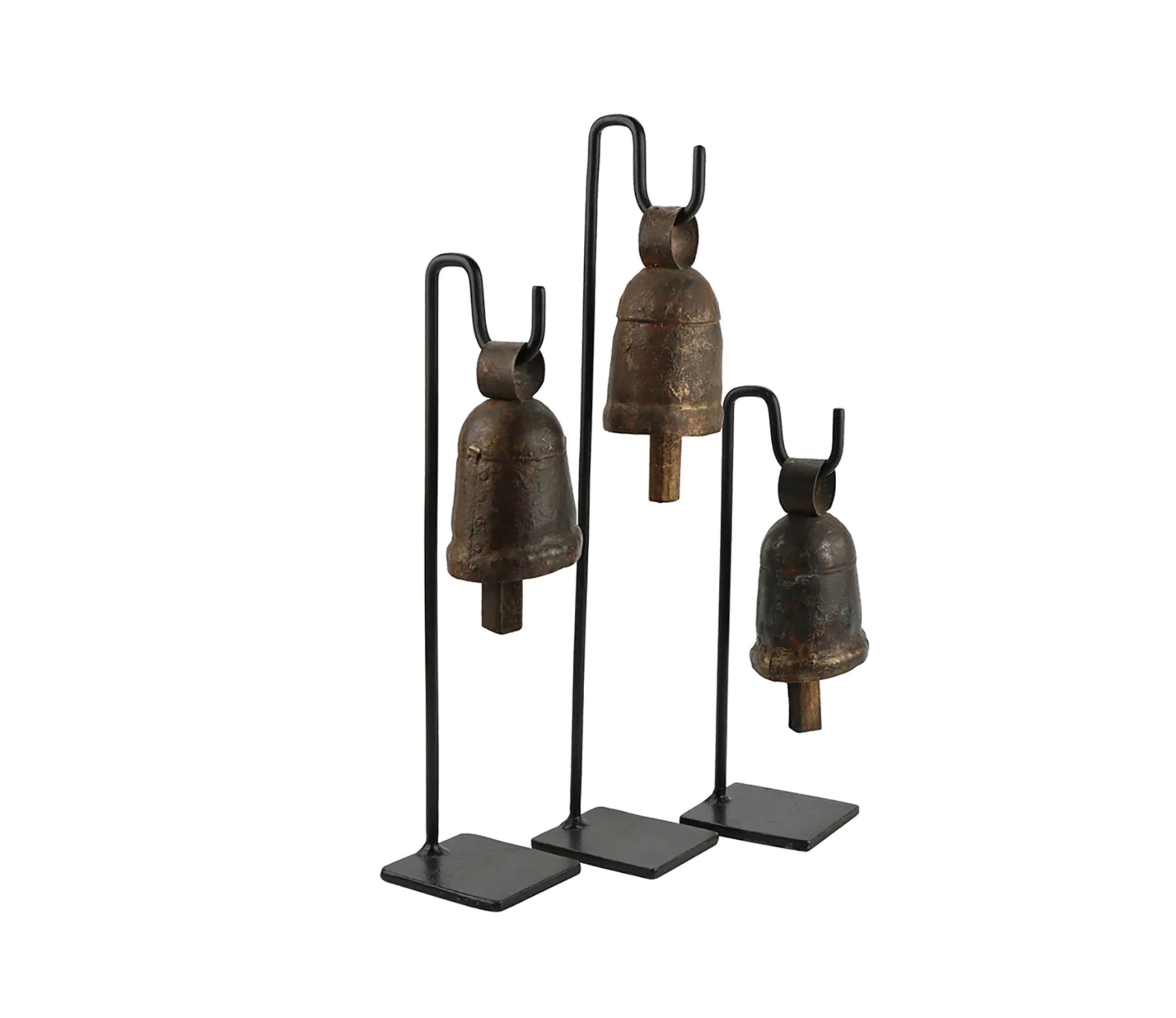 Set of 3 Decorative Bells: Product View