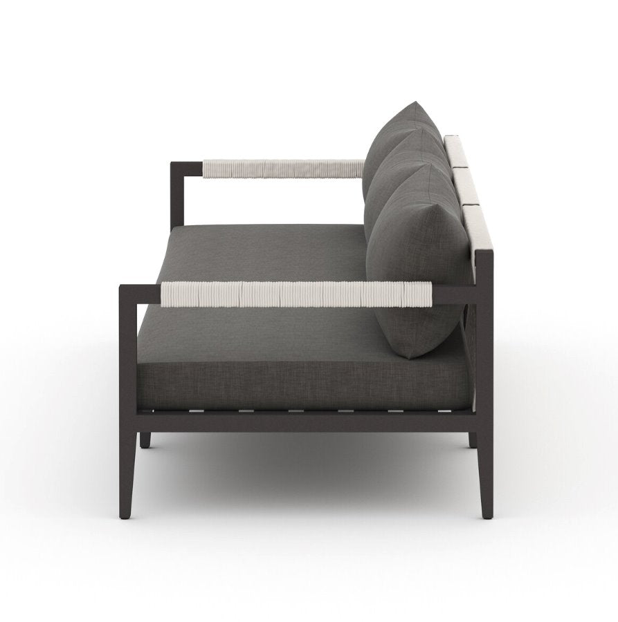 Sherwood Outdoor 93" Sofa: Product Side View