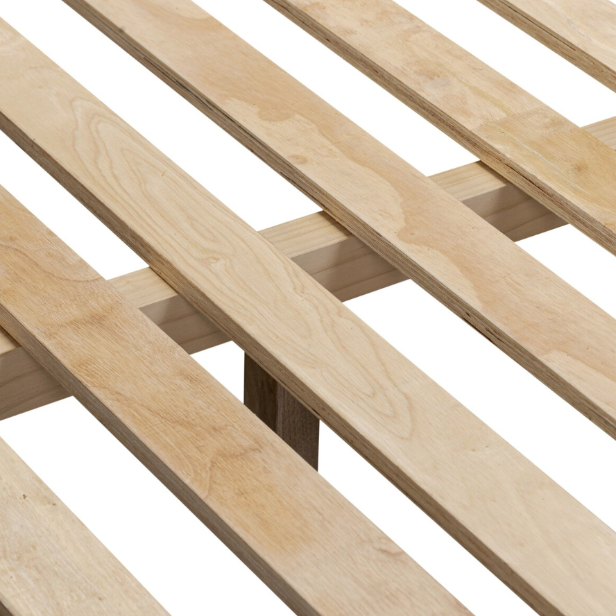 Sloane King Bed-CryptonWayfarerSnow: Up-Close Product Slats View