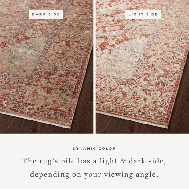 Sonnet Rug: Different Lighting View
