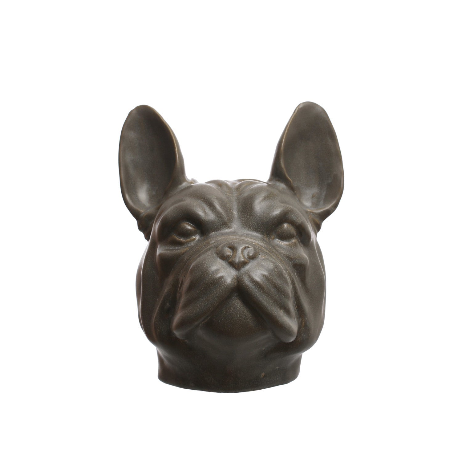 Stoneware French Bulldog Head Vase: Available at City Home PDX