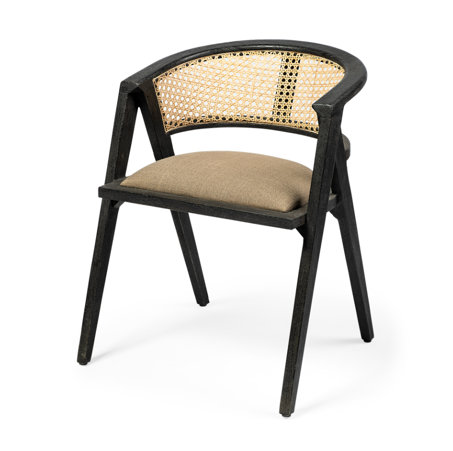 Tabitha Dining Chair-Black: Product View