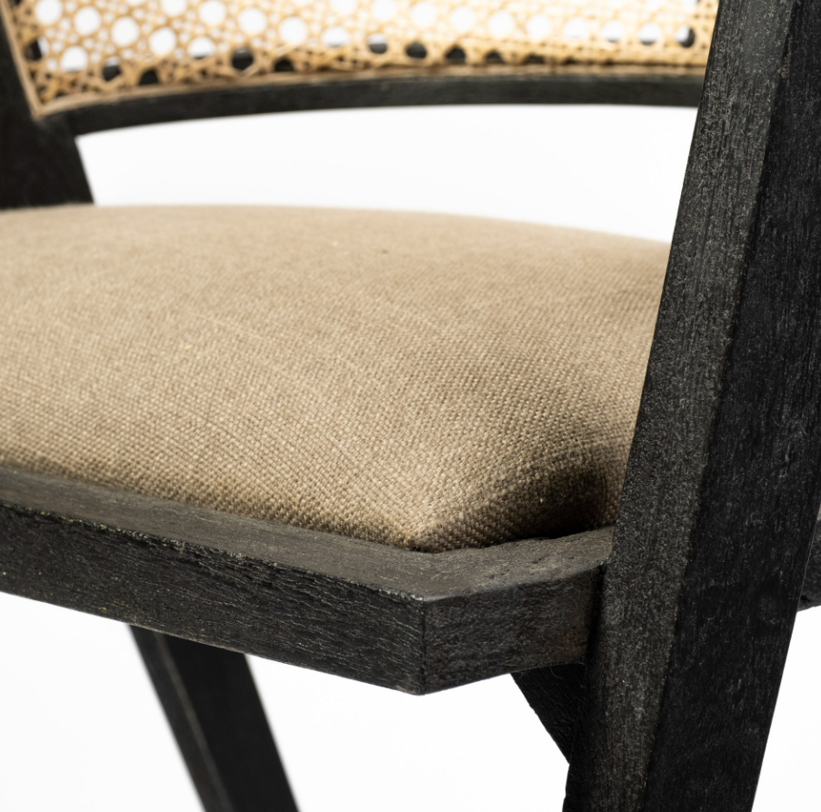 Tabitha Dining Chair-Black: 2nd Product Seating View