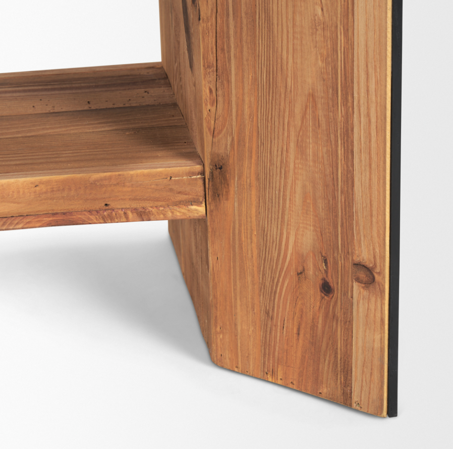 Tabor Media Coffee Table: Product Legs View