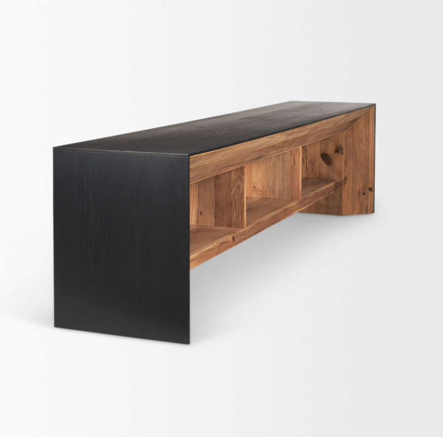 Tabor Media Coffee Table: Product Quarter View